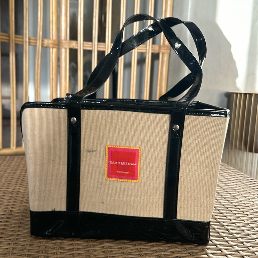 Isaac Mizrahi for Target small dog pet carrier, vintage